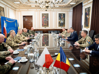 Întâlnire a conducerii Ministerului Apărării Naționale cu șeful Statului Major General al Forțelor Armate ale Republicii Polone Foto:Laurențiu Turoi