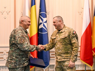 Întâlnire a conducerii Ministerului Apărării Naționale cu șeful Statului Major General al Forțelor Armate ale Republicii Polone Foto:Alexandru Badea