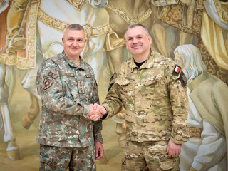 Întâlnire a conducerii Ministerului Apărării Naționale cu șeful Statului Major General al Forțelor Armate ale Republicii Polone Foto:Laurențiu Turoi