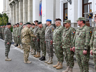 Întâlnire a conducerii Ministerului Apărării Naționale cu șeful Statului Major General al Forțelor Armate ale Republicii Polone Foto:Alexandru Badea