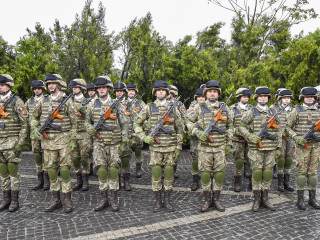 Ceremonia militară de înmânare a Drapelelor de Luptă Foto:Costel Pătrașcu
