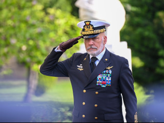 Întâlnire a conducerii MApN cu președintele Comitetului Militar al NATO Foto:Alexandru Badea