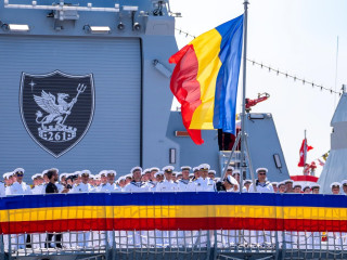 Corveta „Contraamiral August Roman” – 261 a intrat în serviciul Forțelor Navale Române Foto:Laurențiu Turoi