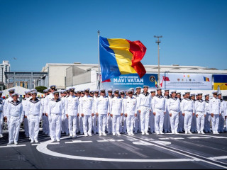 Corveta „Contraamiral August Roman” – 261 a intrat în serviciul Forțelor Navale Române Foto:Laurențiu Turoi