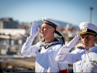 Corveta „Contraamiral August Roman” – 261 a intrat în serviciul Forțelor Navale Române Foto:Laurențiu Turoi