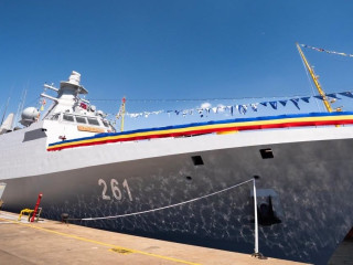 Corveta „Contraamiral August Roman” – 261 a intrat în serviciul Forțelor Navale Române Foto:Laurențiu Turoi