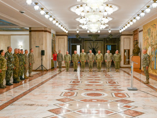 Conferire Emblemă de Onoare a Statului Major al Apărării Foto:Alexandru Badea
