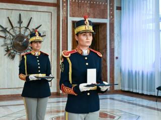 Conferire Emblemă de Onoare a Statului Major al Apărării Foto:Alexandru Badea