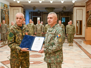 Conferire Emblemă de Onoare a Statului Major al Apărării Foto:Alexandru Badea