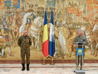 Conferire Emblemă de Onoare a Statului Major al Apărării Foto:Alexandru Badea