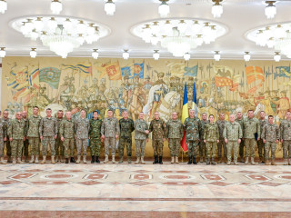 Conferire Emblemă de Onoare a Statului Major al Apărării Foto:Alexandru Badea