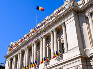 Ceremonie militară și religioasă Ziua Drapelului în Piața Tricolor Foto:Alexandru Badea
