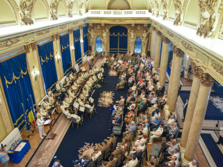 Ceremonie aniversare Muzici Militare la Cercul Militar Național  Foto:Alexandru Badea