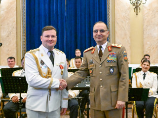 Ceremonie aniversare Muzici Militare la Cercul Militar Național  Foto:Alexandru Badea