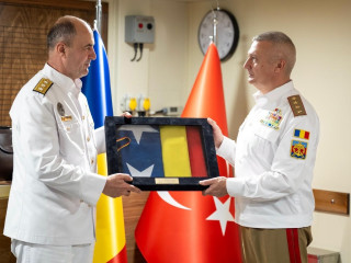 Ceremonie sosire Corveta „Contraamiral August Roman” – 261 în portul Constanța Foto:Laurențiu Turoi