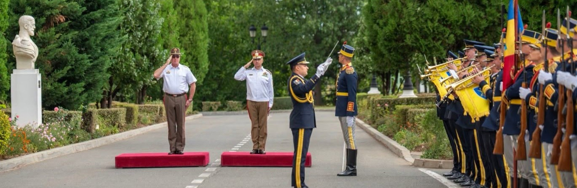 Vizita șefului Statului Major al Apărării din Ungaria la sediul Ministerului Apărării Naționale