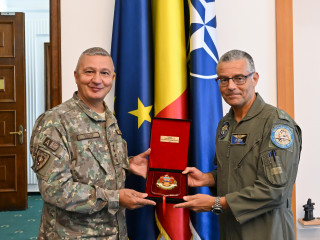 Al doilea Comandant Operațional al Forțelor Armate Portugheze în vizită la Statului Major al Apărării  Foto:Alexandru Badea