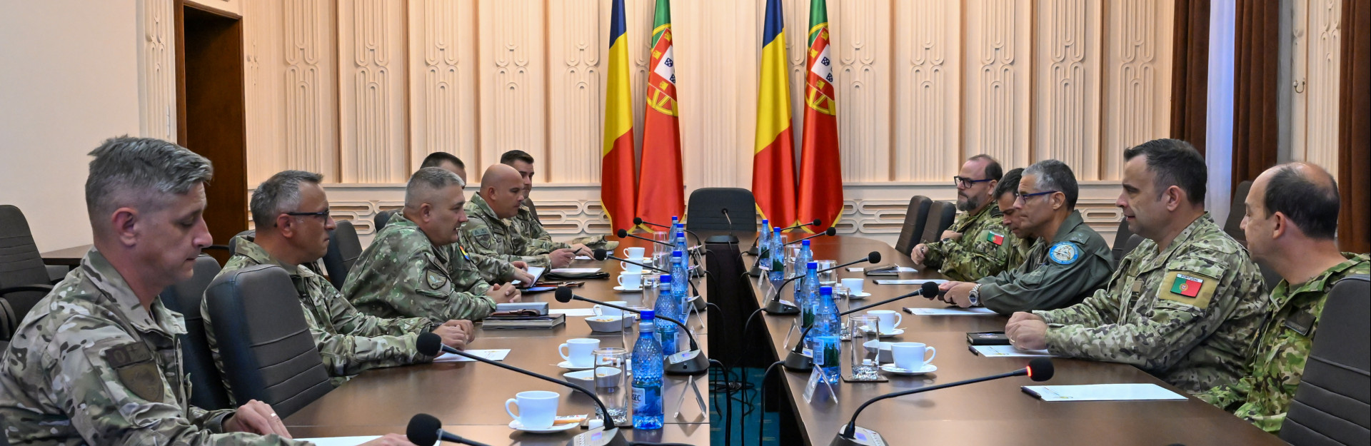 Al doilea Comandant Operațional al Forțelor Armate Portugheze în vizită la Statului Major al Apărării