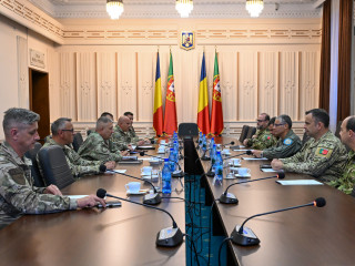 Al doilea Comandant Operațional al Forțelor Armate Portugheze în vizită la Statului Major al Apărării  Foto:Alexandru Badea