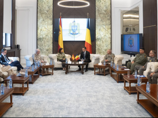 Întrevedere oficială cu aliații spanioli  în Baza Aeriană de la Mihail Kogălniceanu Foto:Laurentiu Turoi
