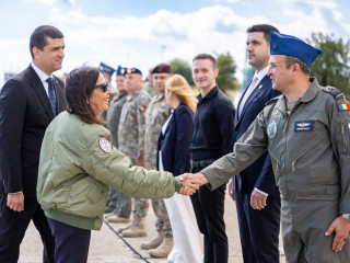 Întrevedere oficială cu aliații spanioli  în Baza Aeriană de la Mihail Kogălniceanu Foto:Laurentiu Turoi