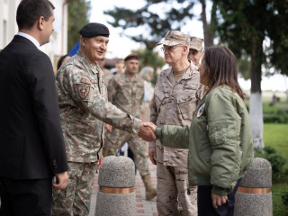 Întrevedere oficială cu aliații spanioli  în Baza Aeriană de la Mihail Kogălniceanu Foto:Laurentiu Turoi