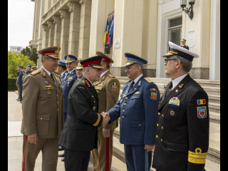 Întrevederea șefului Statului Major al Apărării cu omologul canadian Foto:SMAp - Laurențiu Turoi