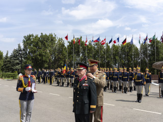 Întrevederea șefului Statului Major al Apărării cu omologul canadian Foto:SMAp - Laurențiu Turoi