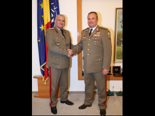 șeful Statului Major General al Armatei Bulgare, în vizită oficială în România Foto:Valentin Ciobârcă