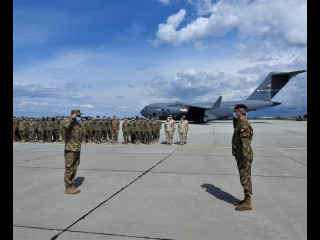 Sosire militari Afganistan  <br/> Foto: Bianca Neagu/MApN