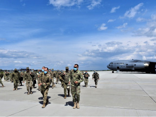 Sosire militari Afganistan <br/> Foto: Bianca Neagu/MApN