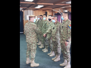 șeful Statului Major al Apărării, în vizită la comandamentul EUFOR Foto:Secția informare și relații publice