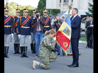 Ceremonie înmânare Drapel de luptă Spitalului Universitar de Urgență Militar Central_7 Foto:Laurențiu Turoi