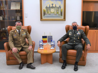 Vizita în România a șefului Statului Major General din Republica Elenă Foto:Alexandru Badea